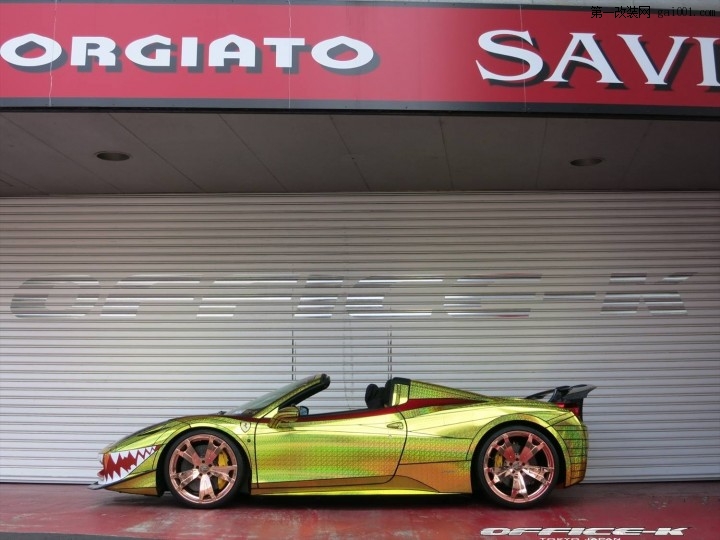 Office-K改装法拉利458 Italia“金鲨”