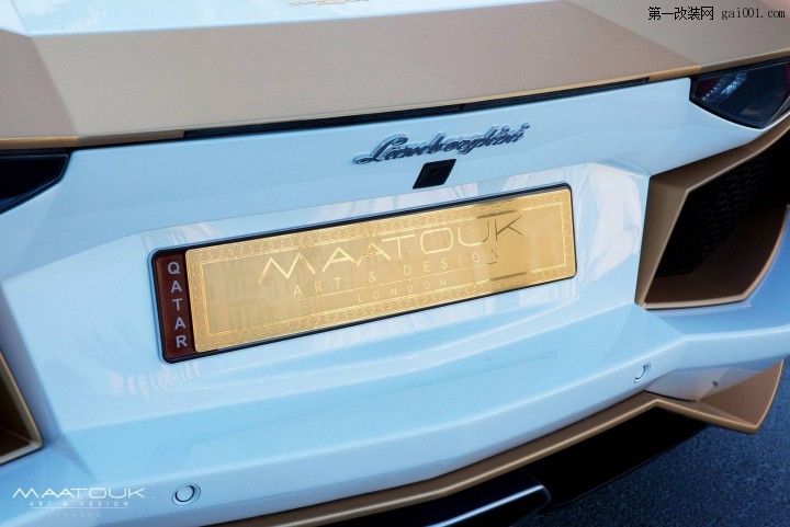 Maatouk Design打造兰博基尼Aventador国庆黄金限量版