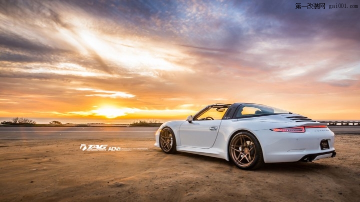 ADV.1 Wheels改装2014保时捷911 Targa