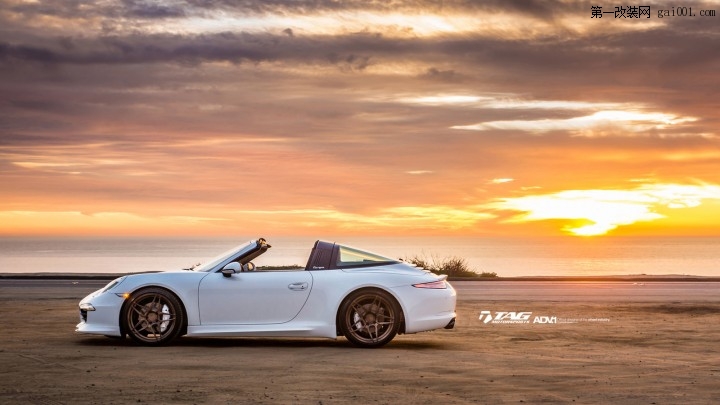 ADV.1 Wheels改装2014保时捷911 Targa