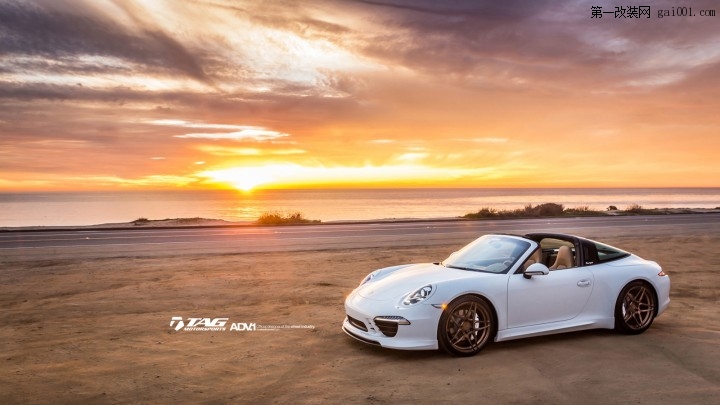 ADV.1 Wheels改装2014保时捷911 Targa