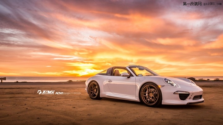 ADV.1 Wheels改装2014保时捷911 Targa