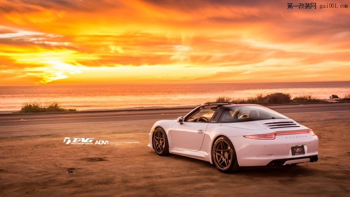 ADV.1 Wheels改装2014保时捷911 Targa