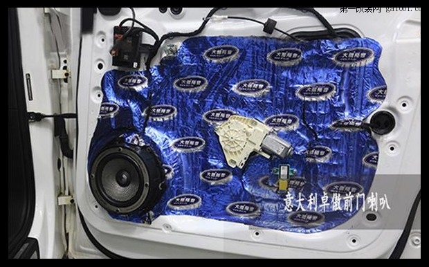 温州奥迪A5汽车音响改装，赋予汽车音乐灵魂。