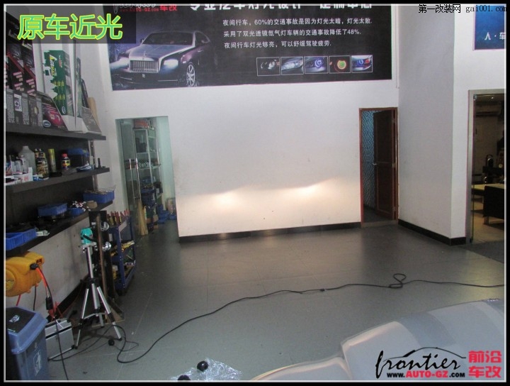 奔驰ML350大灯改装 海拉5双光透镜+飞利浦灯泡+欧司朗安安...