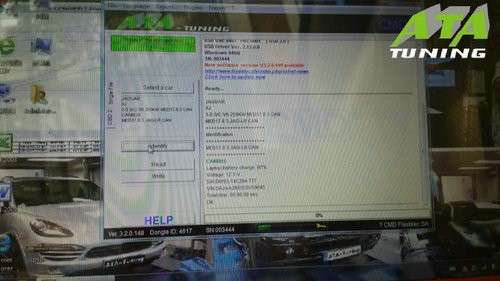 捷豹XJ 3.0SC刷ECU，升级ATA-Tuning程序