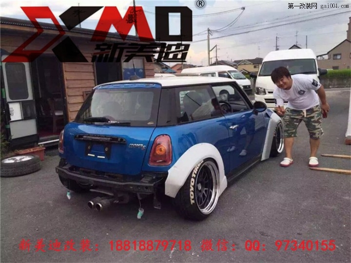 宝马MINI COOPER R56 日本LB PERFORMANCE宽体空力包围套件