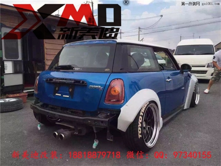 宝马MINI COOPER R56 日本LB PERFORMANCE宽体空力包围套件