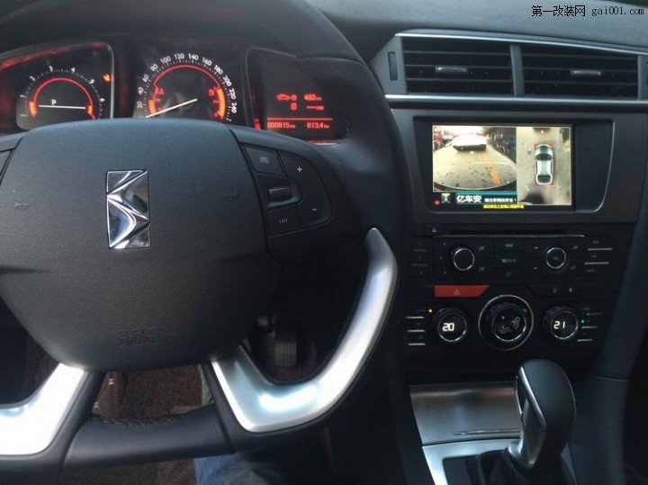西安DS5加装亿车安360全景行车记录仪智能声控停车监控