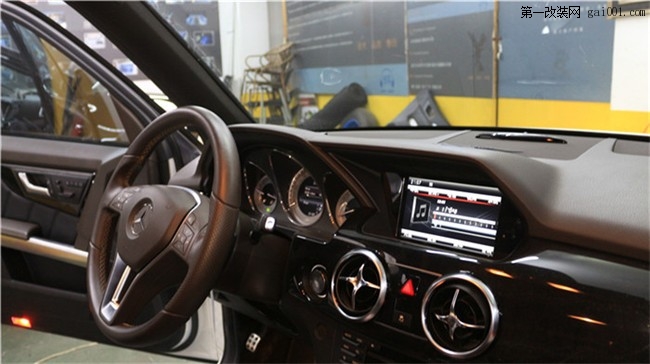 温州动感地带 Benz奔驰GLK300汽车音响改装德国海螺喇叭