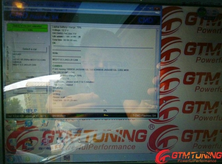 南京13款捷豹XJL 3.0SC刷ECU/ECU升级（GTM-TUNING）程序
