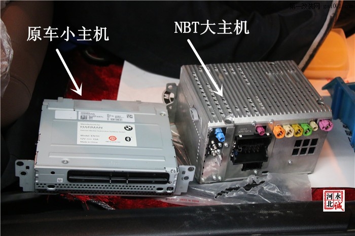 石家庄宝马五系525Li改装NBT大主机，手写，大屏，倒车影像