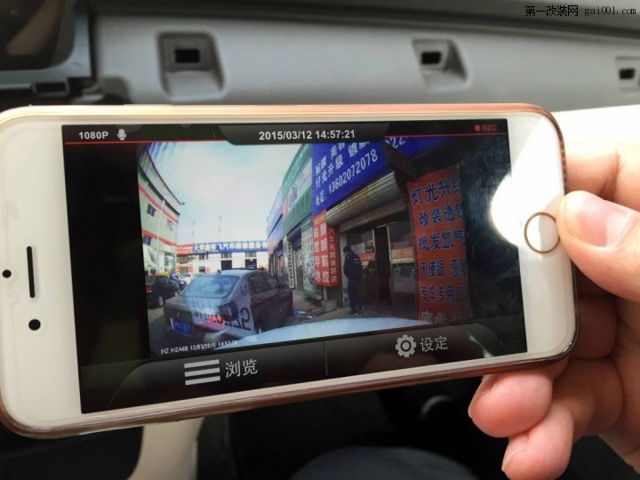 天津奔驰GLA200安装隐藏式行车记录仪作业分享