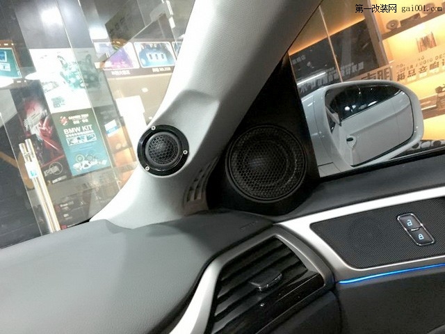 广州汽车音响改装魔术师德国零点RC16.3三分频改装福特新...