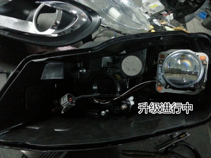 宁波改灯 双氙车灯 高6升级GTI灯罩Q5透镜