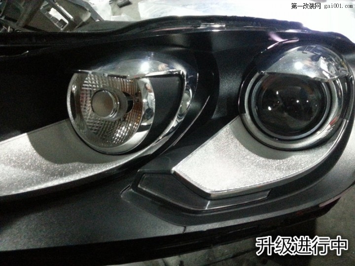 宁波改灯 双氙车灯 高6升级GTI灯罩Q5透镜