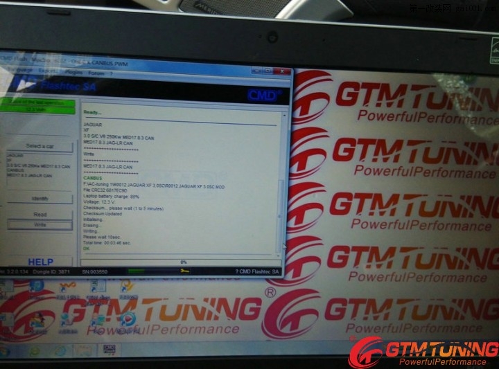 14款捷豹XF 3.0SC刷ECU（GTM-TUNING）程序