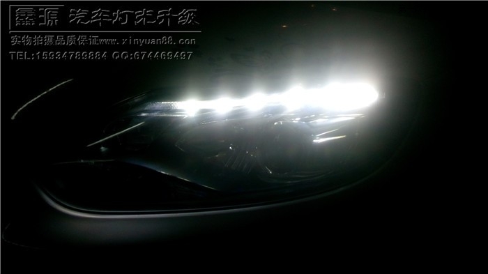 贵州毕节鑫源车灯福克斯升级海拉5双光透镜专车专用ST套件