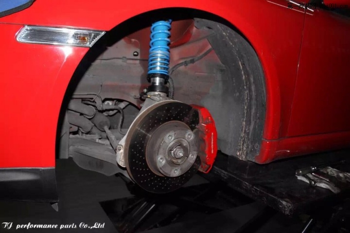 深圳特嘉：Bilstein suspension on Porsche Cayman 987.2