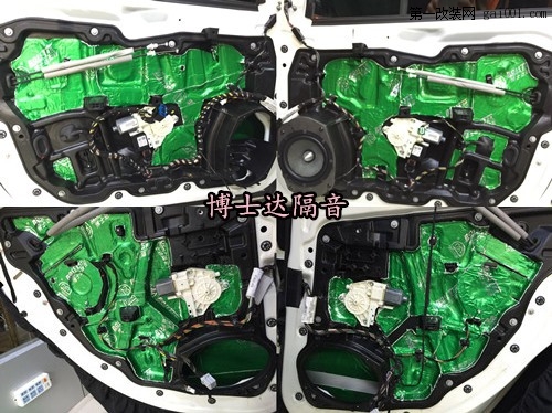 济南广汽菲亚特菲翔系列汽车音响改装升级美国MTX T6S652两...