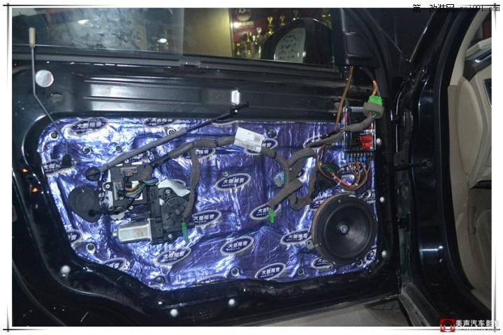 成都美声沃尔沃S80汽车音响改装德国海螺全车大能隔音
