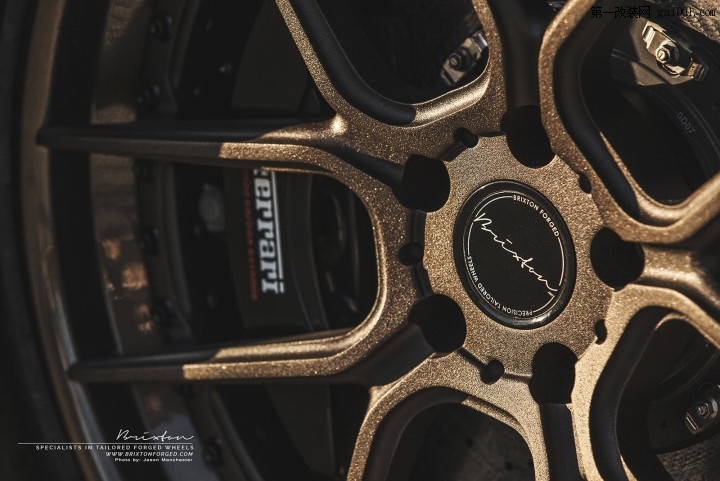 法拉利458 Italia跑车改装Brixton Forged轮毂