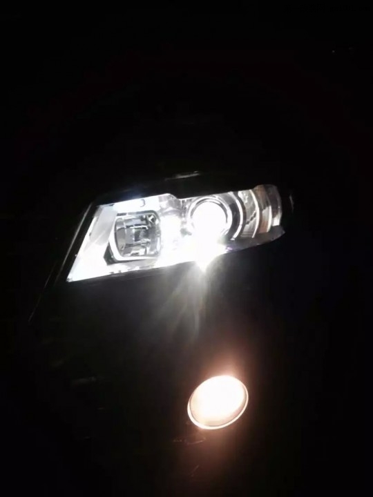 长城h6灯光升级q5透镜 深圳光速车改改灯