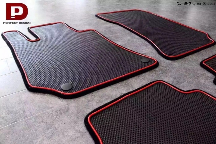 Perfect design floor matfor Benz W218 CLS 高品质环保网格地毯！现...