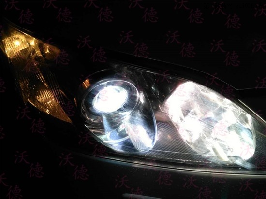 沃德灯改雷克萨斯EX350车灯升级原厂自带的随动款双光透镜...