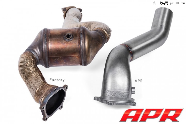 apr_exhaust_40t_cast_downpipe_vs_oem.jpg