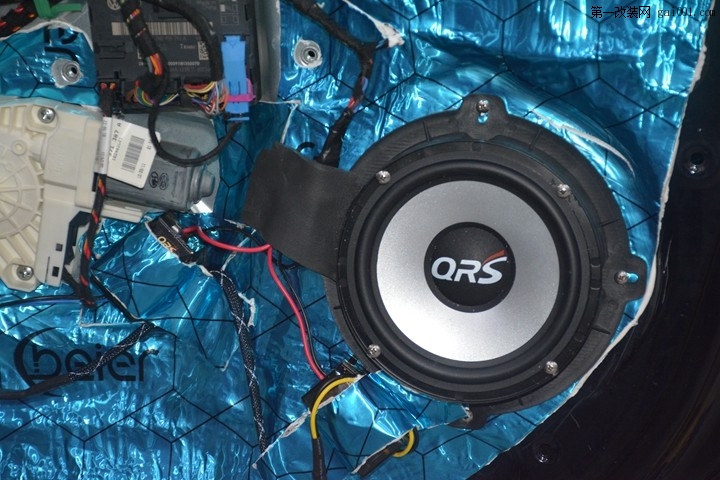 斯柯达昊锐意大利QRS 音响改装AS165 美国金凤凰RX65CX