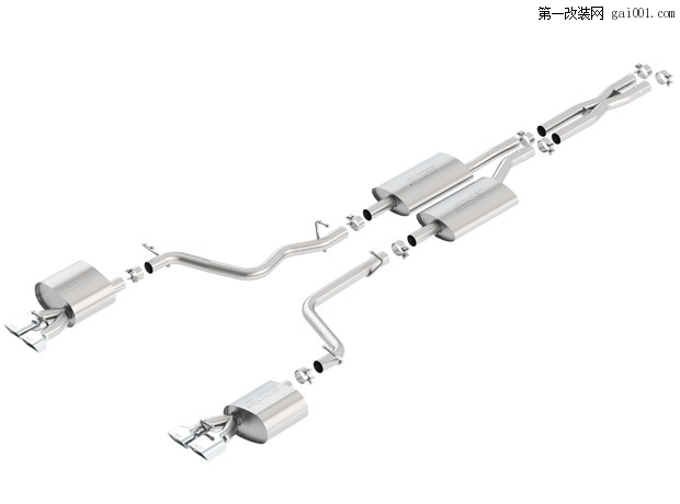 挑战者升级改装美国borla排气