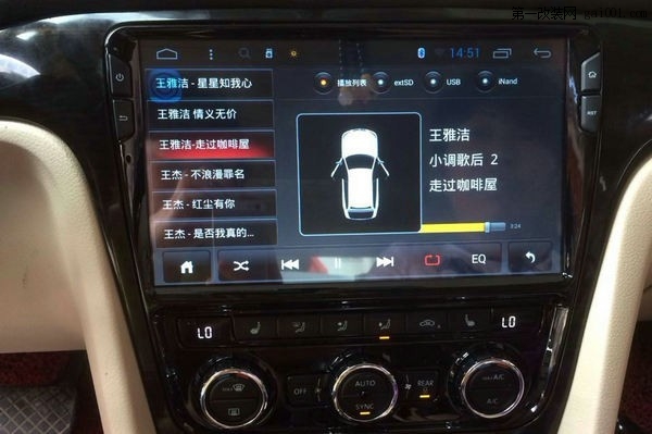 南宁大通大众帕萨特改装安卓大屏机