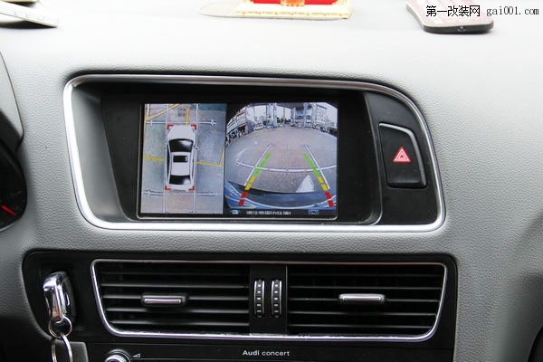 奥迪Q5安装车眼睛360度全景记录仪-南宁大通汽车用品