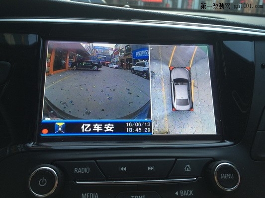 【西安别克昂科威】安装亿车安360全景行车记录仪 Q10
