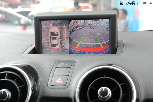 奥迪A1安装车眼睛360度全景行车记录仪-南宁大通汽车用品