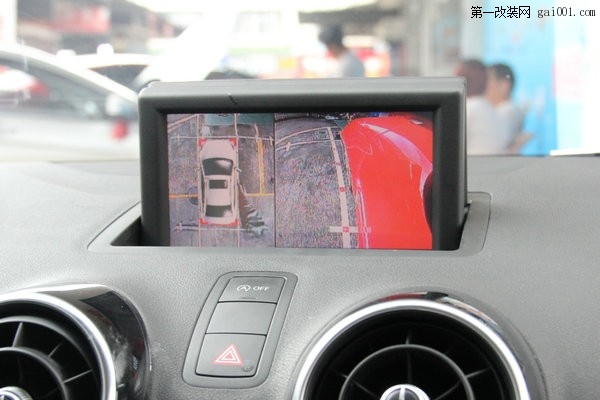 奥迪A1安装车眼睛360度全景行车记录仪-南宁大通汽车用品
