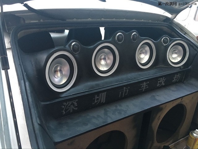 龙岗汽车音响改装 深圳车改坊奇瑞QQ改装霸克DX650套装