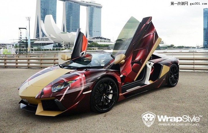 WrapStyle Singapore改装超级英雄主题的超级跑车