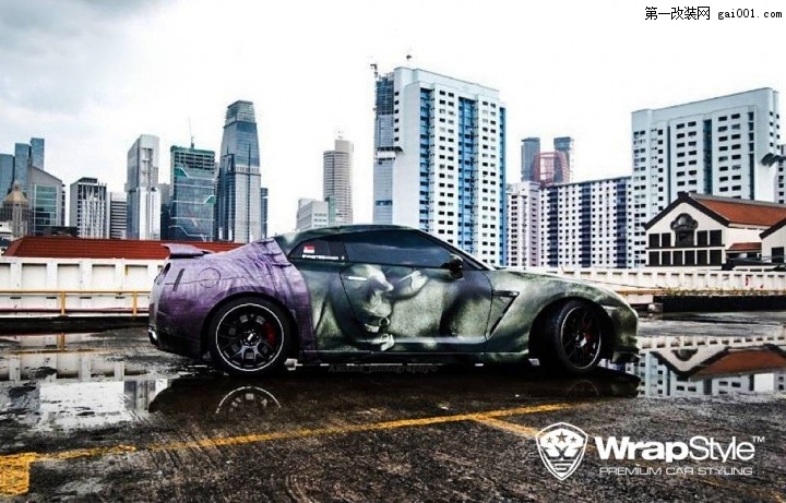 WrapStyle Singapore改装超级英雄主题的超级跑车