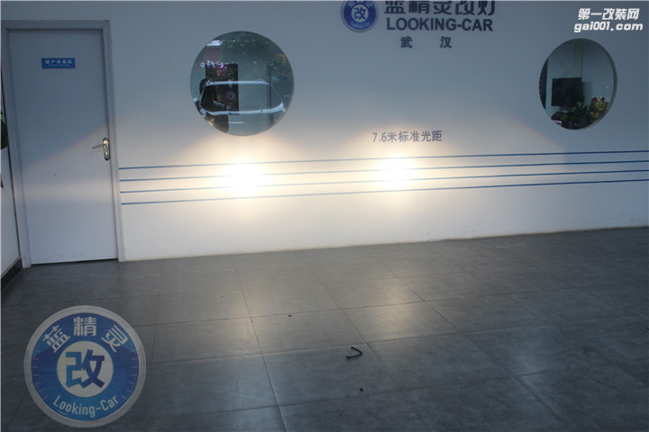 武汉凯迪拉克XT5改装蓝精灵定制海拉五双光透镜氙气灯