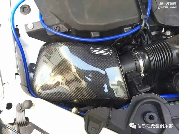 捷豹XF 3.0T 升级fogiago 赛道版干碳纤冷进气风箱套件