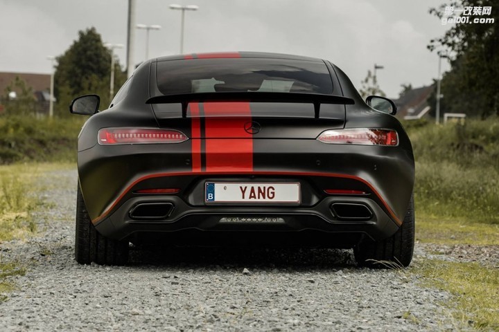改装红黑条纹奔驰AMG GT S