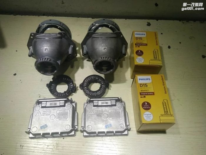 南京2015款经典科鲁兹大灯改装进口海拉5透镜飞利浦氙气