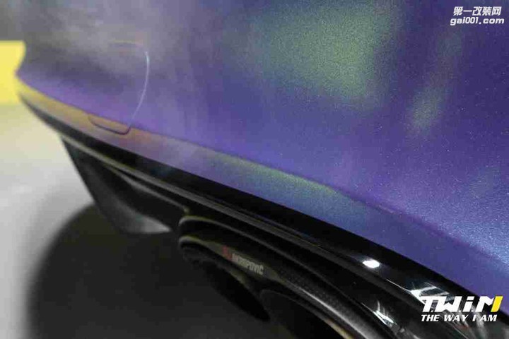 广州天河Twim出品：奥迪RS7车身改色贴膜《哑光砖石紫纱蓝》