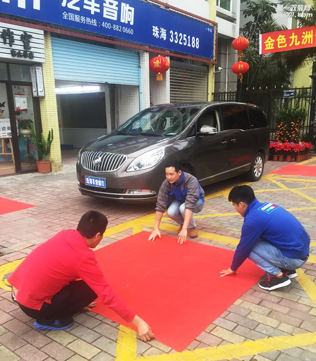 珠海音响改装珠海非常城市别克GL8安360全景鸟瞰环视系统