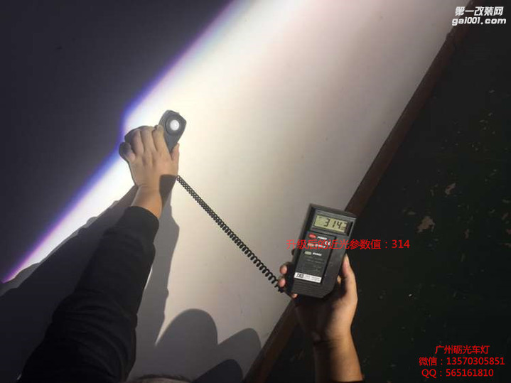 【广州砺光车灯】 东风风神AX7车灯升级海拉5氙气双光透镜