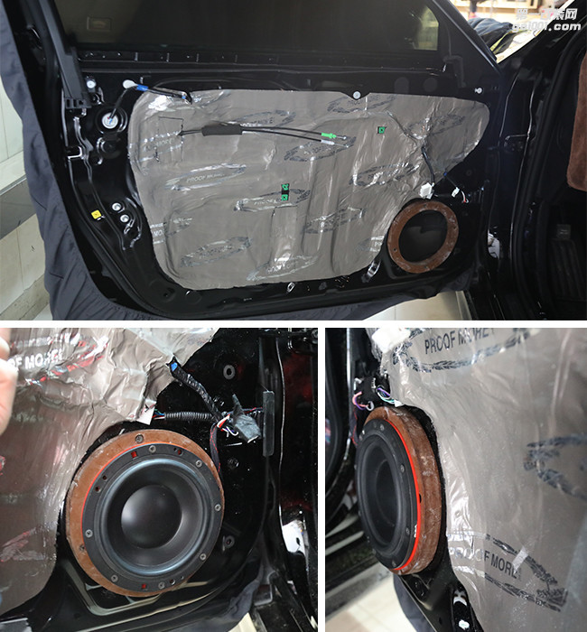 丰田皇冠音响改装系统升级-佛山顺德道声汽车音响改装