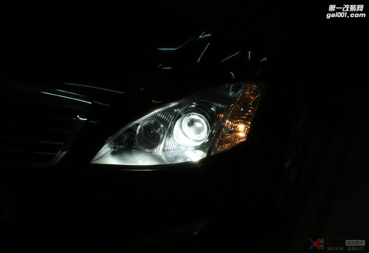 【炫酷改灯】奔驰老款S350车灯昏暗炫酷升级氙气灯双光透镜
