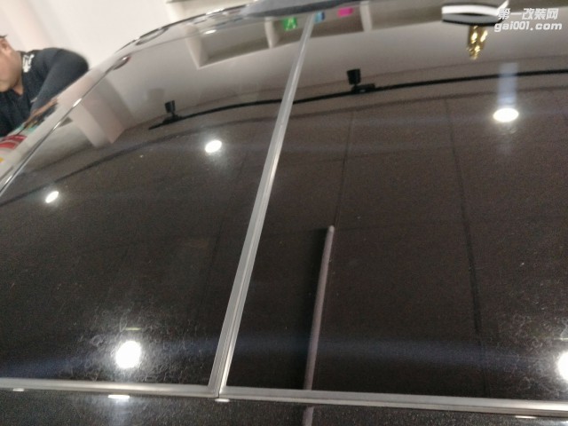 济宁邹城膜界汽车元素吉普切诺基天窗贴膜+全车镀晶